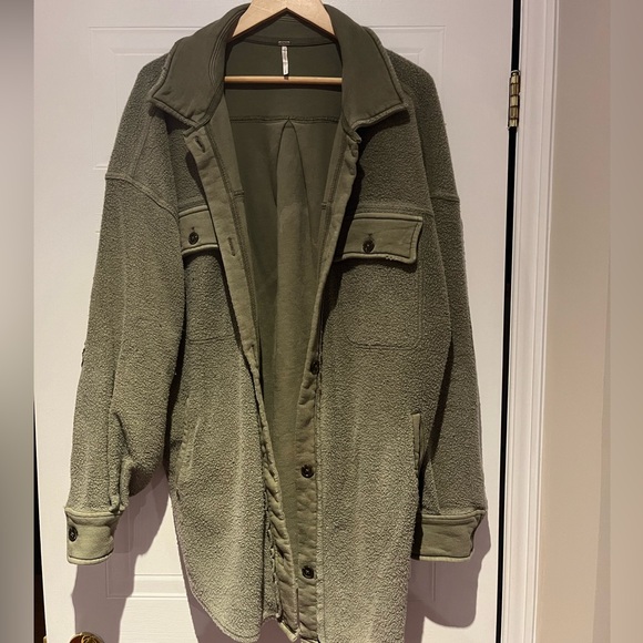 Free people button down oversize jacket - Picture 2 of 3